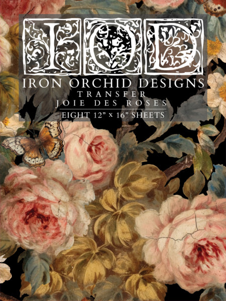 Iron Orchid Designs Midnight Garden | IOD Transfer