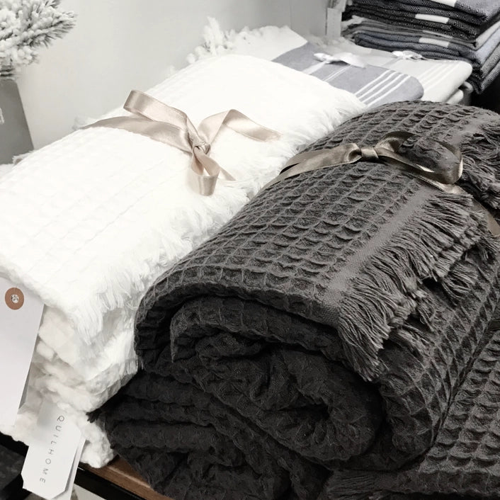 Waffle Soft Blanket 2 Colours