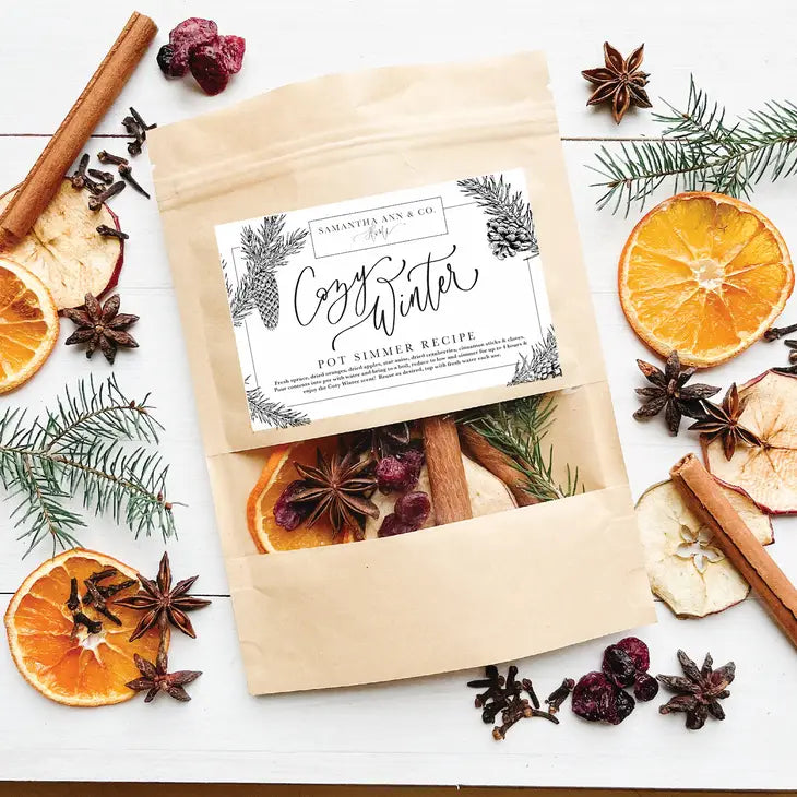Pot Simmer Cozy Winter Stovetop Potpourri