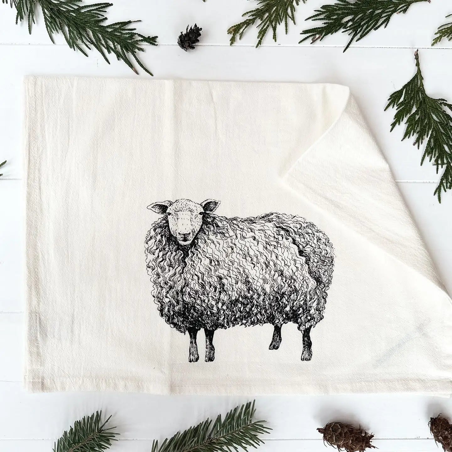 Kitchen Towel with Sheep