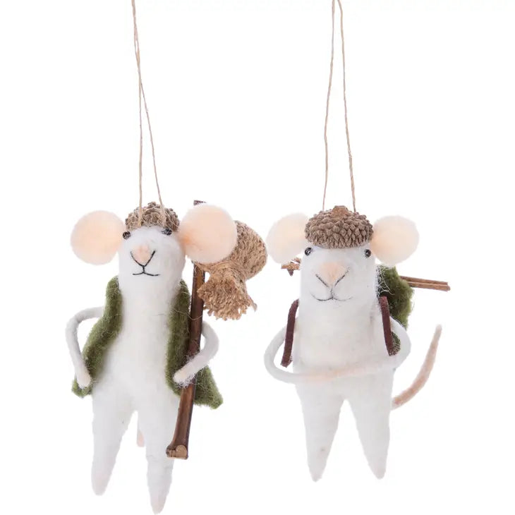 Felt Hiking Mice Orns,Felt Back Pack&Vest