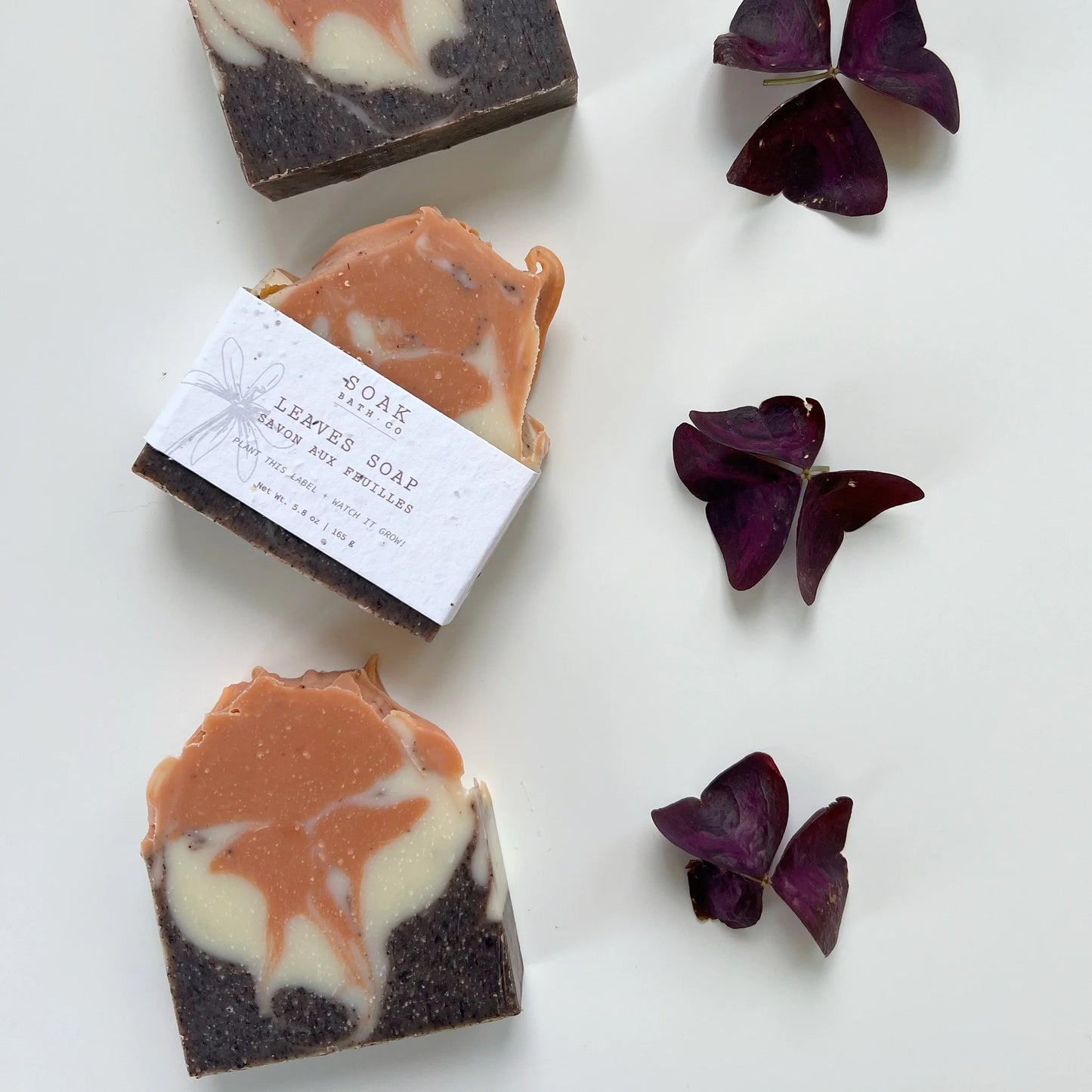 Soak Bath Co. Leaves Soap Bar