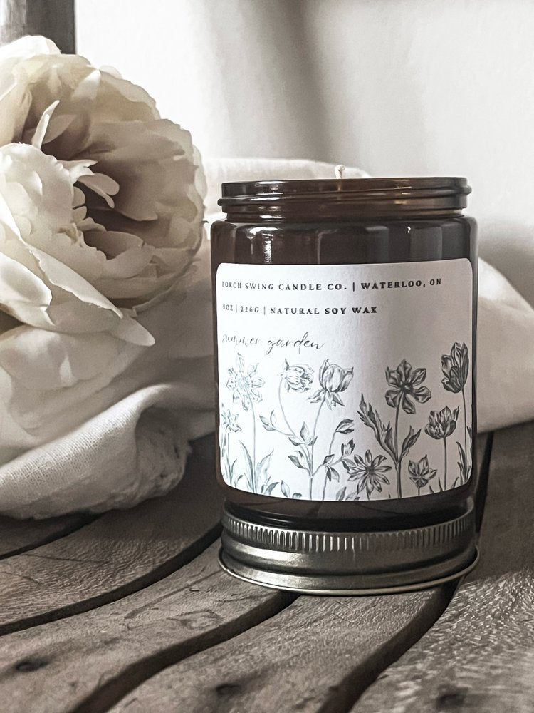Porch Swing Candle Co. Summer Garden 8 oz