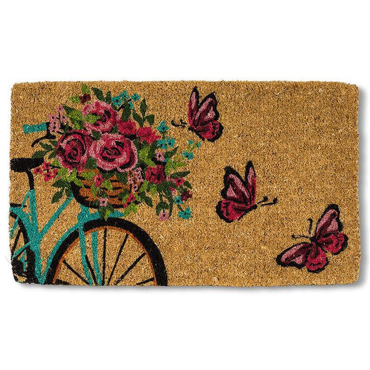 Butterfly & Bike Doormat