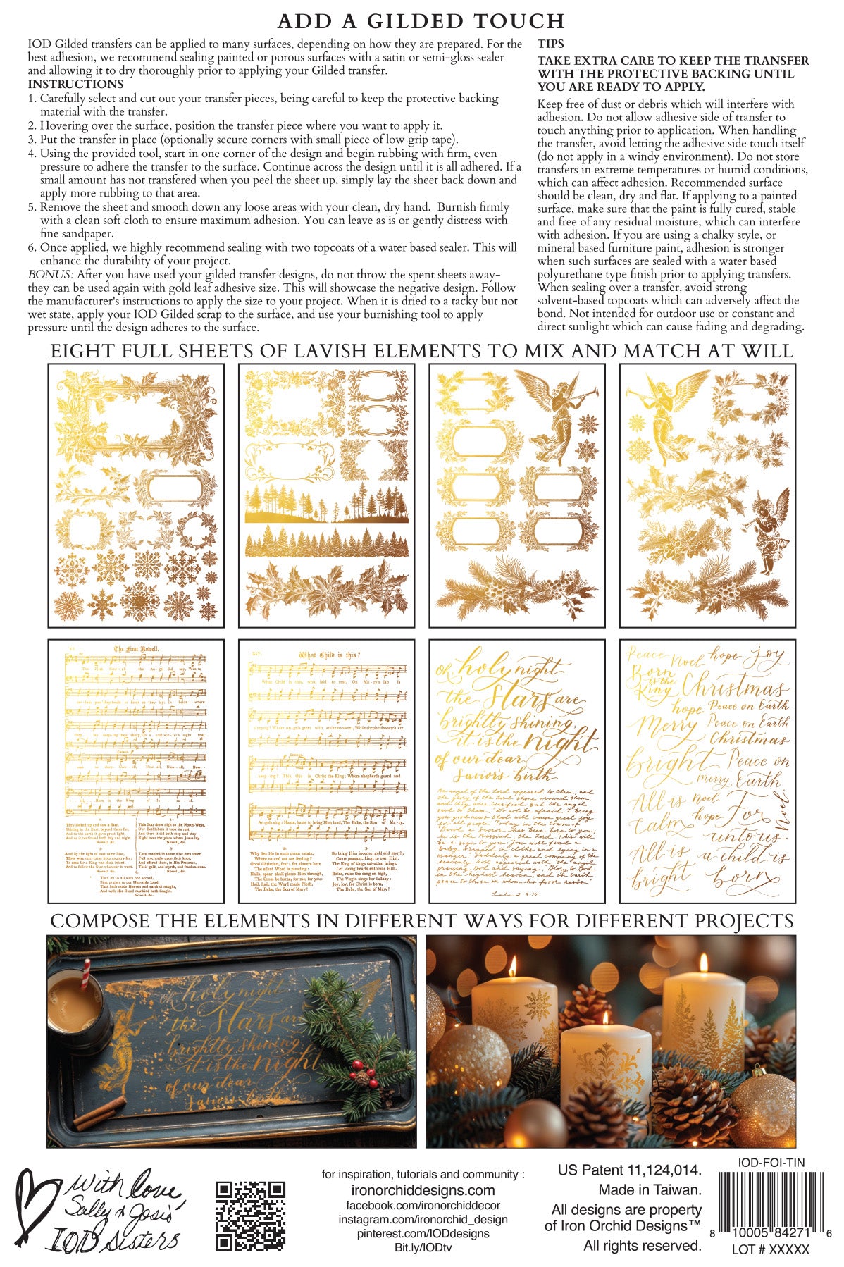 Gilded Transfer Tinsel