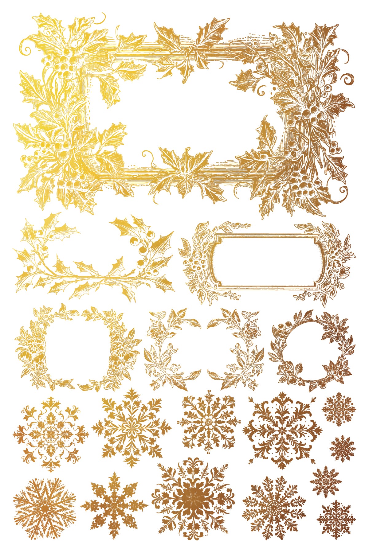 Gilded Transfer Tinsel