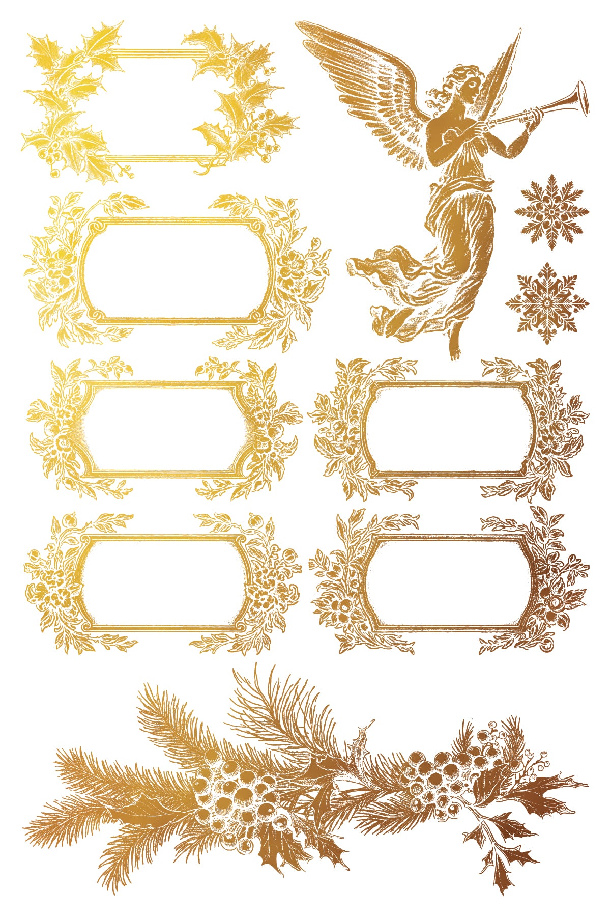 Gilded Transfer Tinsel