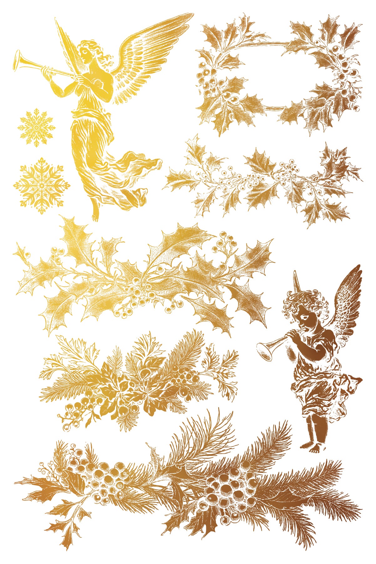 Gilded Transfer Tinsel