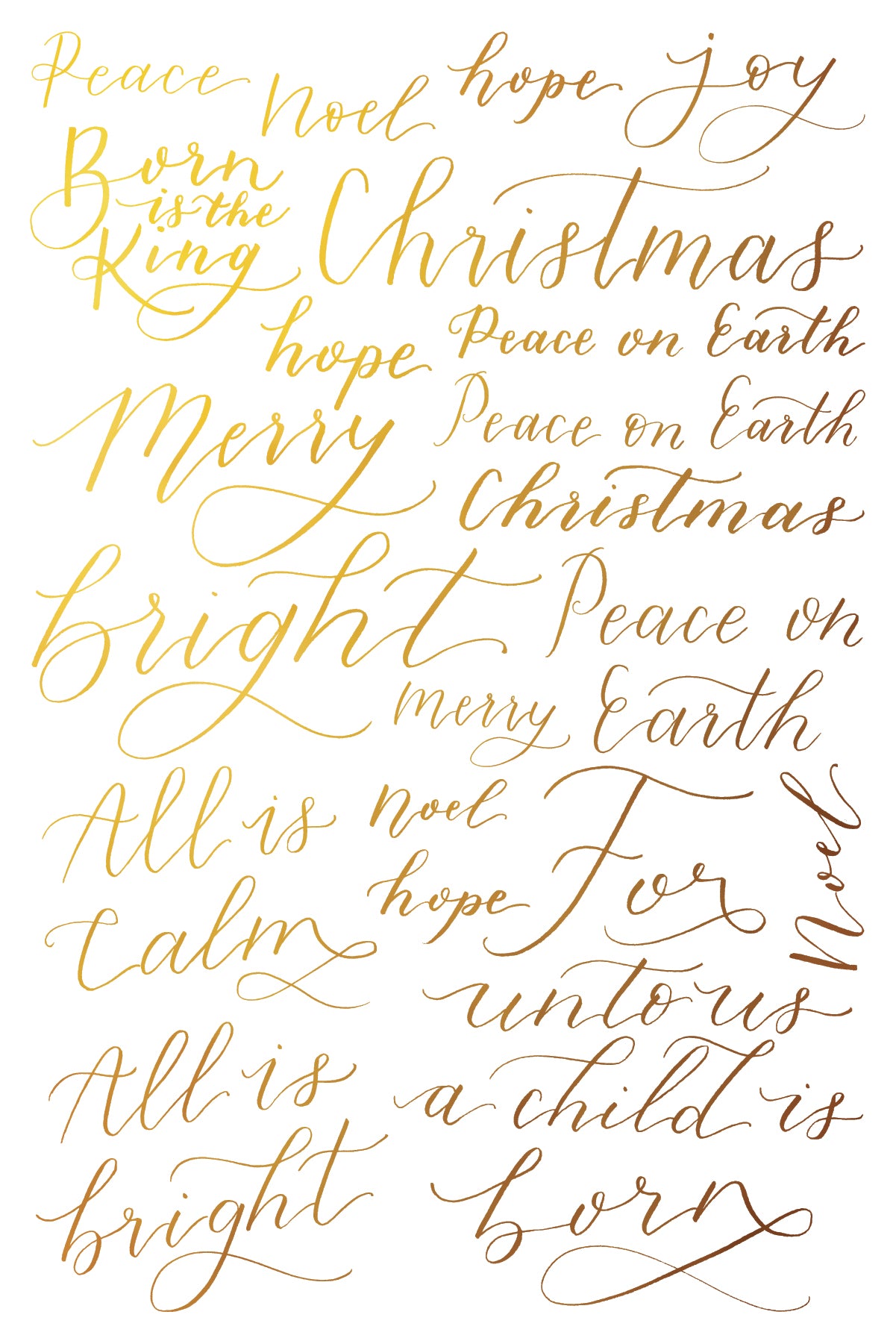 Gilded Transfer Tinsel