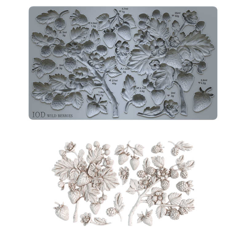 Wild Berries IOD Mould
