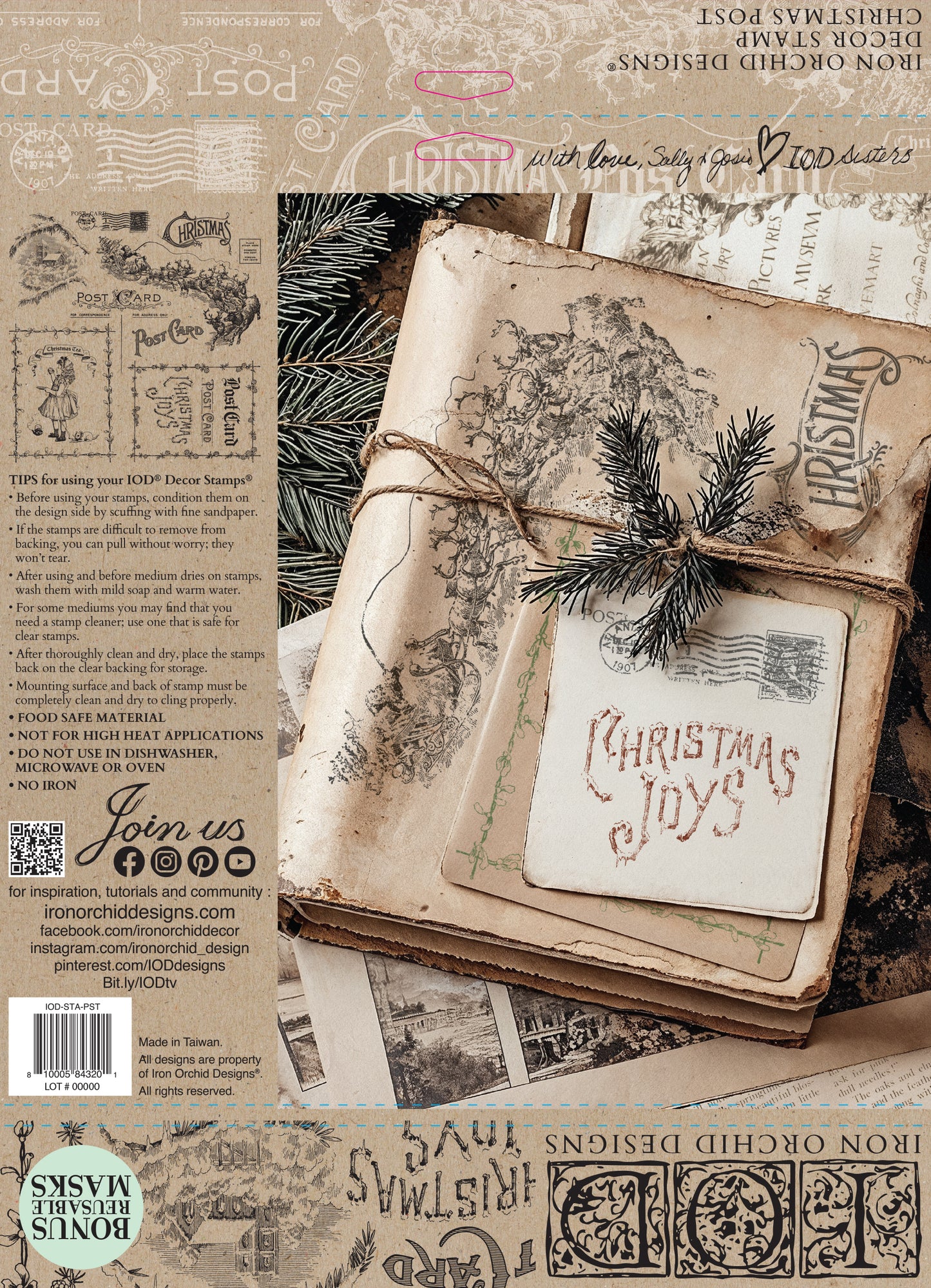 Christmas Post Stamp