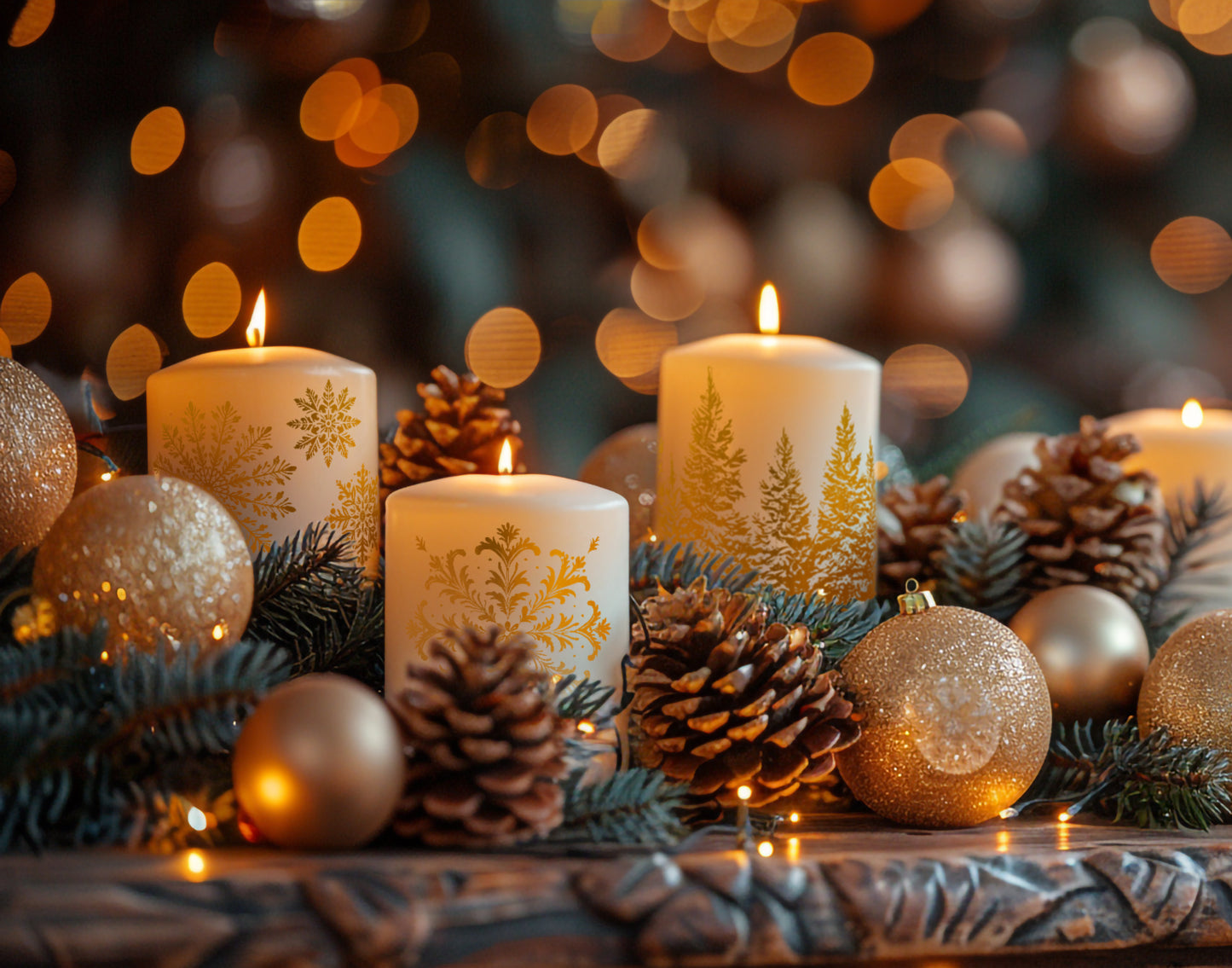 Gilded Transfer Tinsel