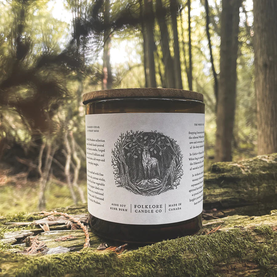 Folklore Candle Co. Wild Wisdom: The White Stag