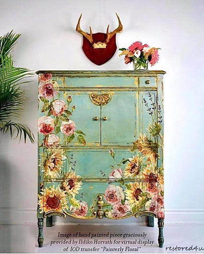 Decor Transfer - Painterly Florals By IOD