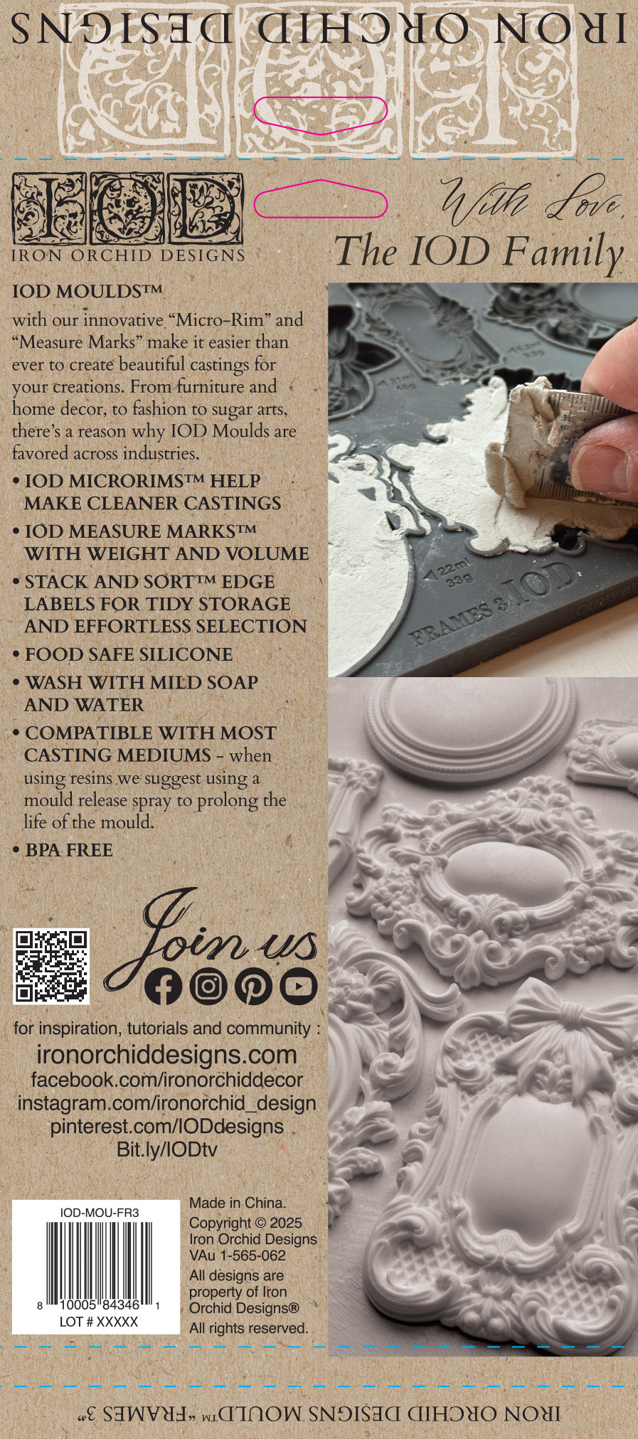 IOD Mould - Frames 3