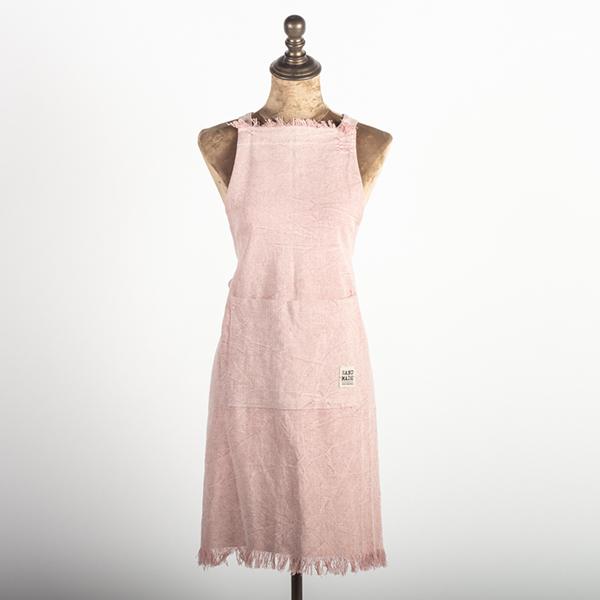 Stone Washed Apron, Pink