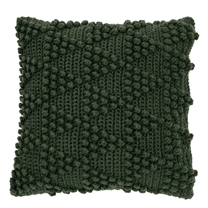 Bubble Dark Green Decorative Pillow