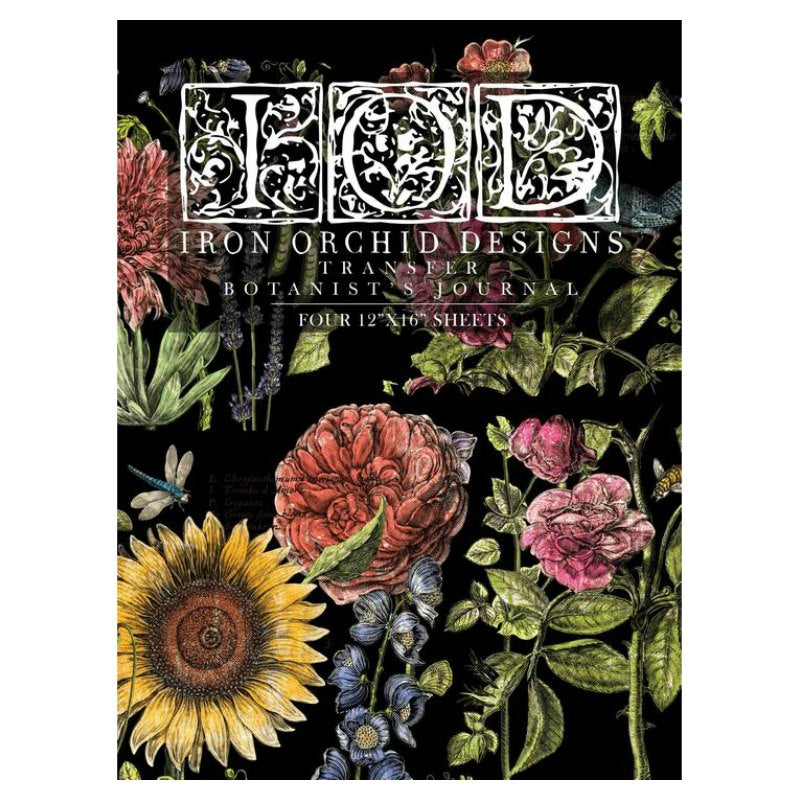 Iron Orchid Designs - Botanist's Journal Transfer