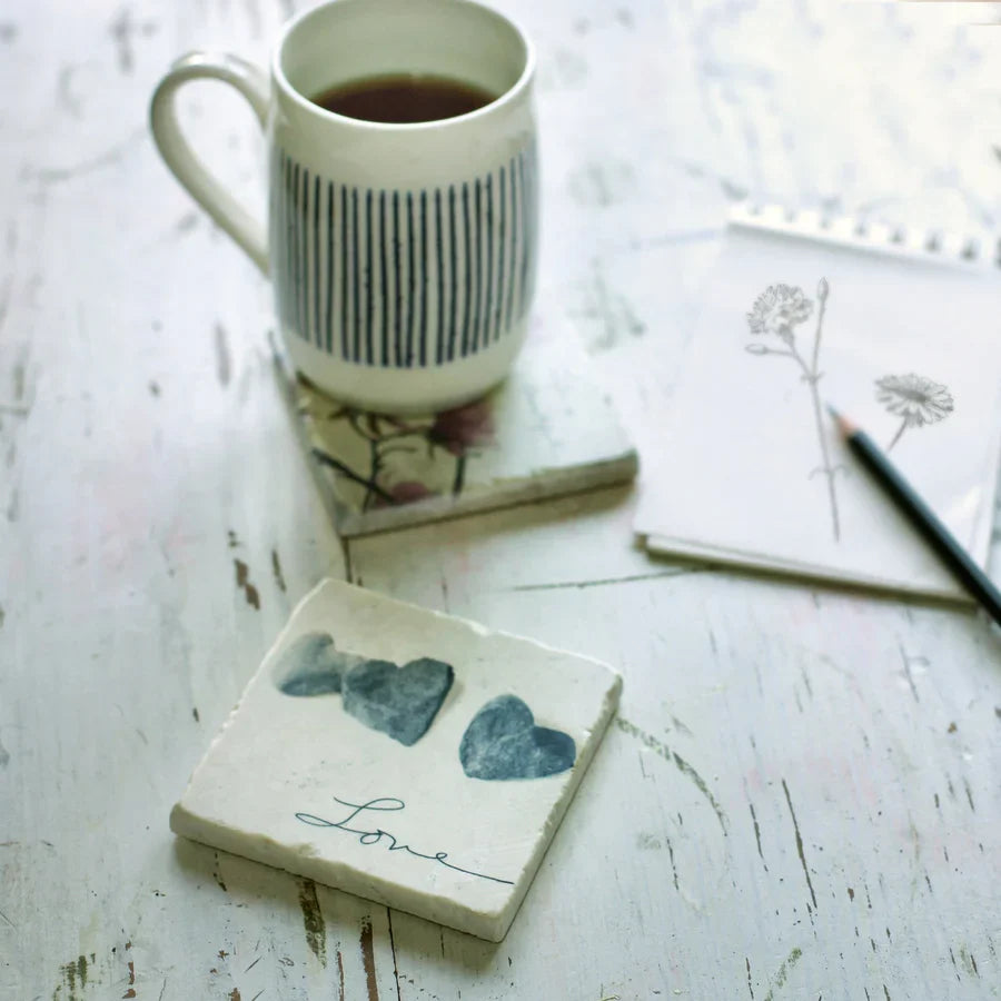 The Quieter You Become Marble Coaster