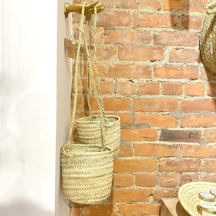Basket - Straw Plant Hanger