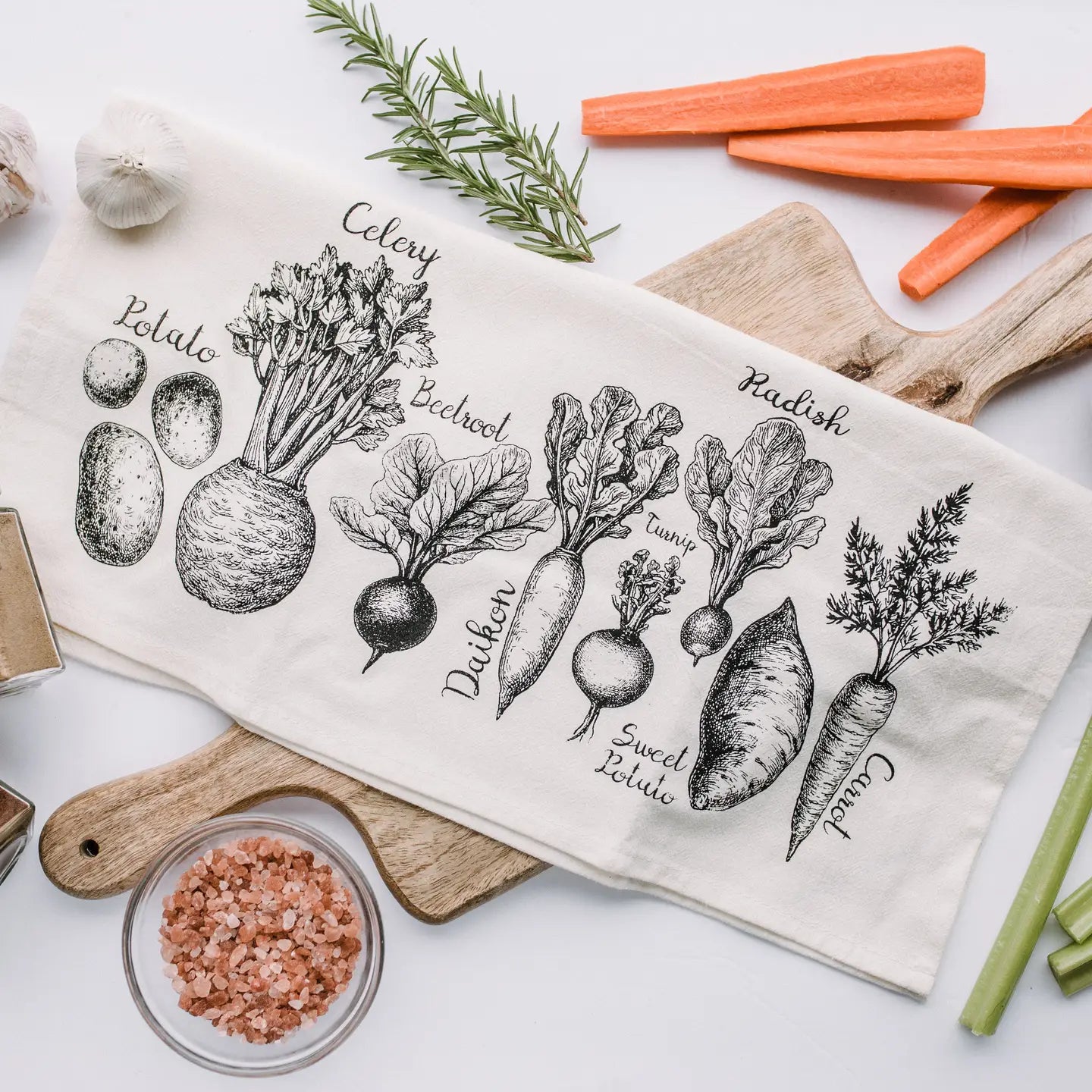 Kitchen Towel Root Vegetable
