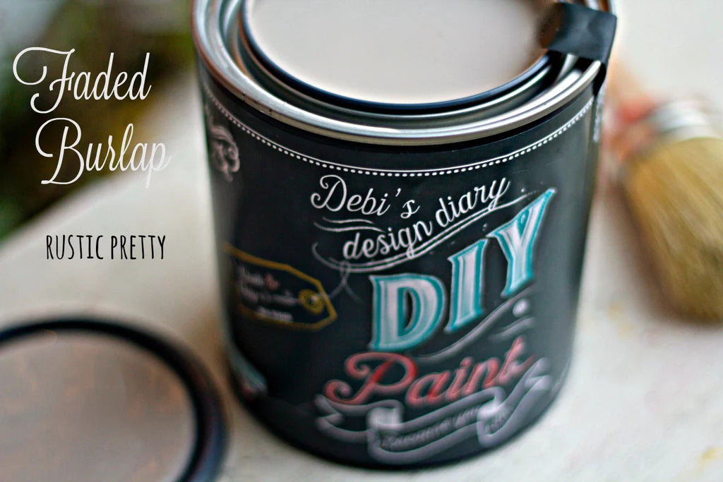 Faded Burlap- Debi's DIY Paint