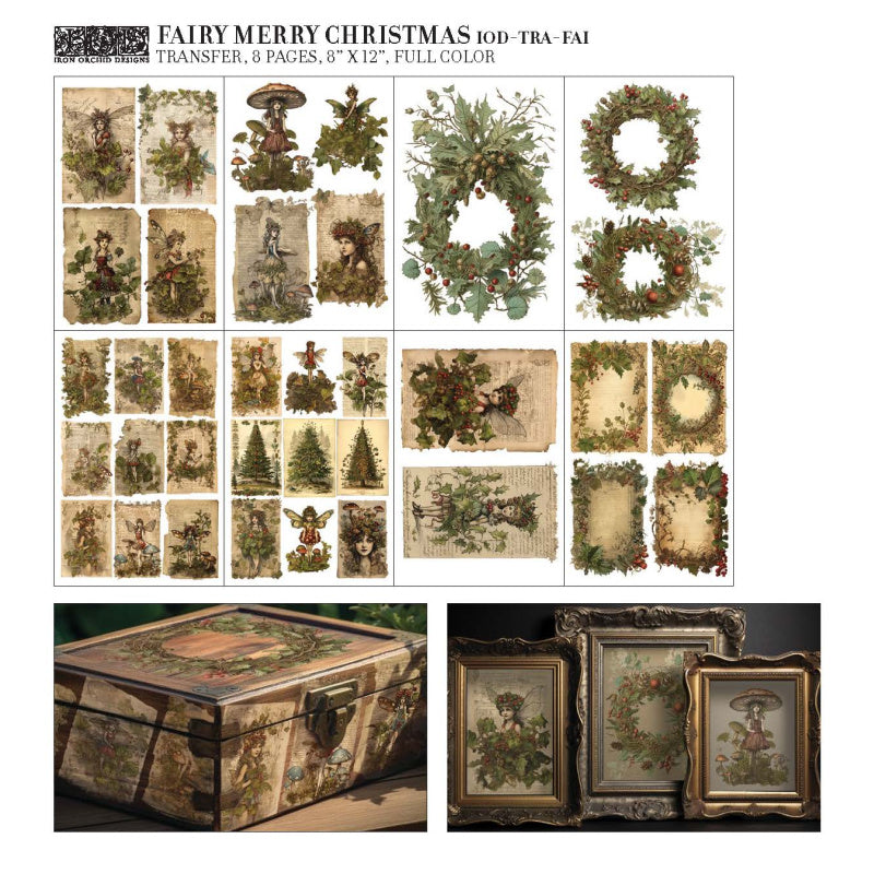IOD Decor Transfer Fairy Merry Christmas * Limited Edition*