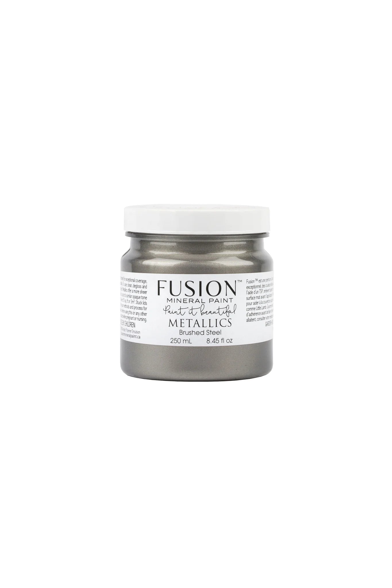 Brushed Steel Metallic Paint