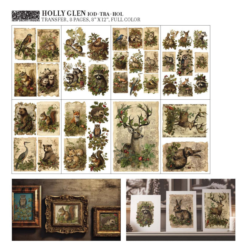 IOD Decor Transfer Holly Glen * Limited Edition *