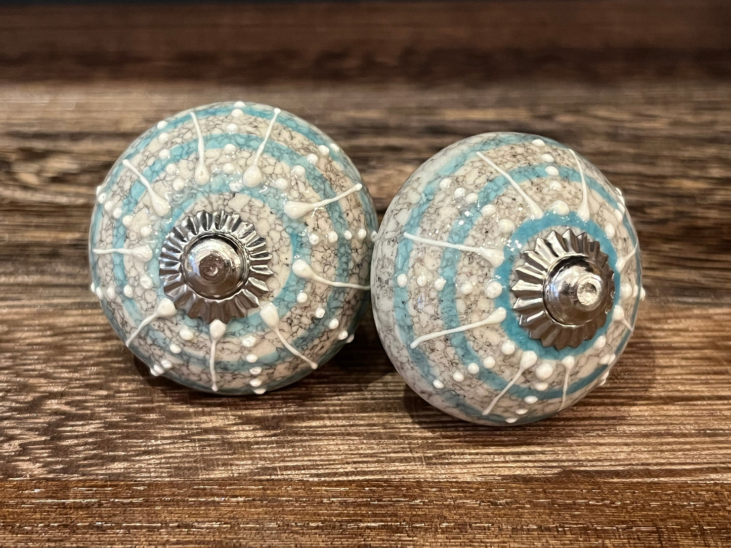 Ceramic Turquoise Knob