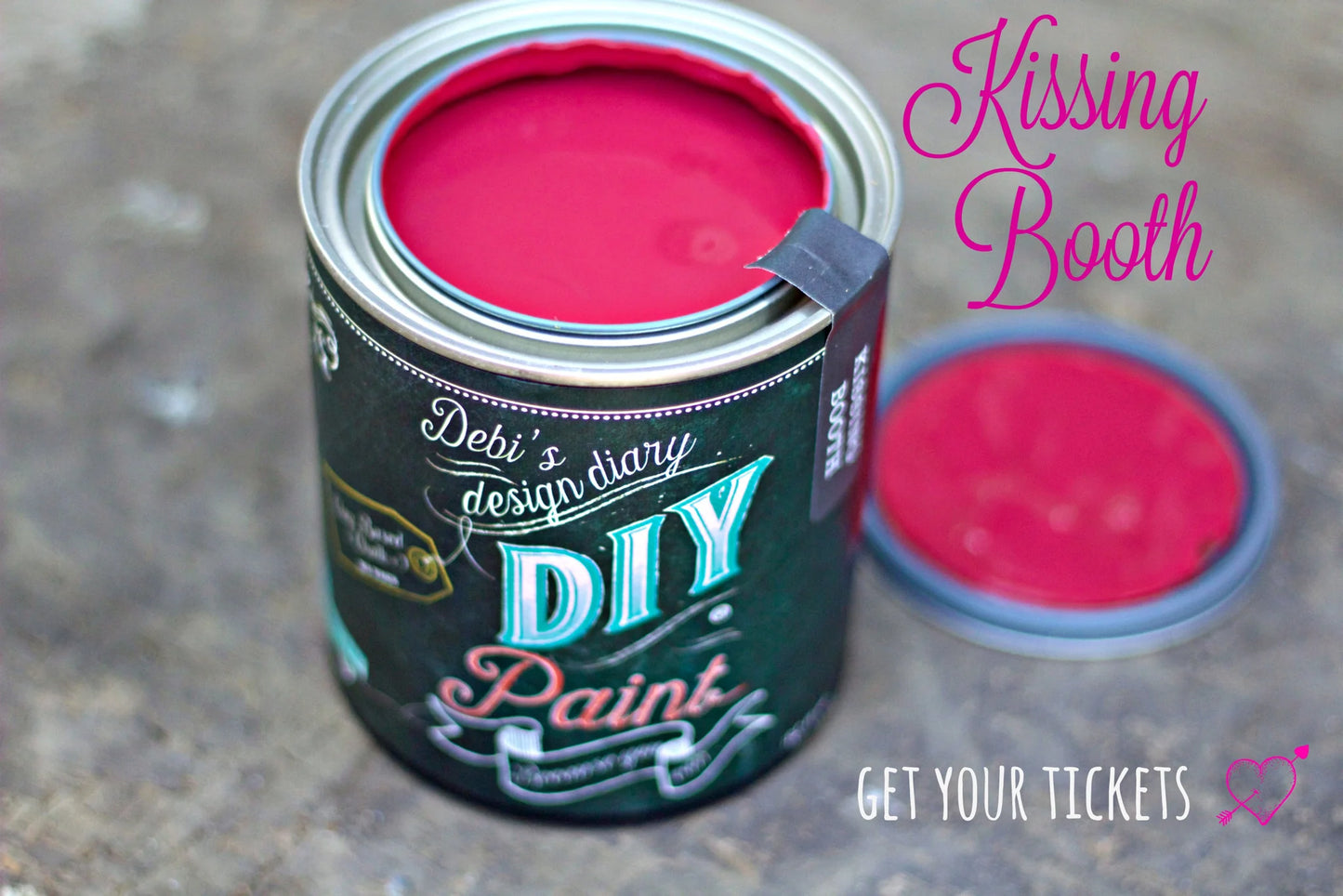Kissing Booth - Debi's DIY Paint