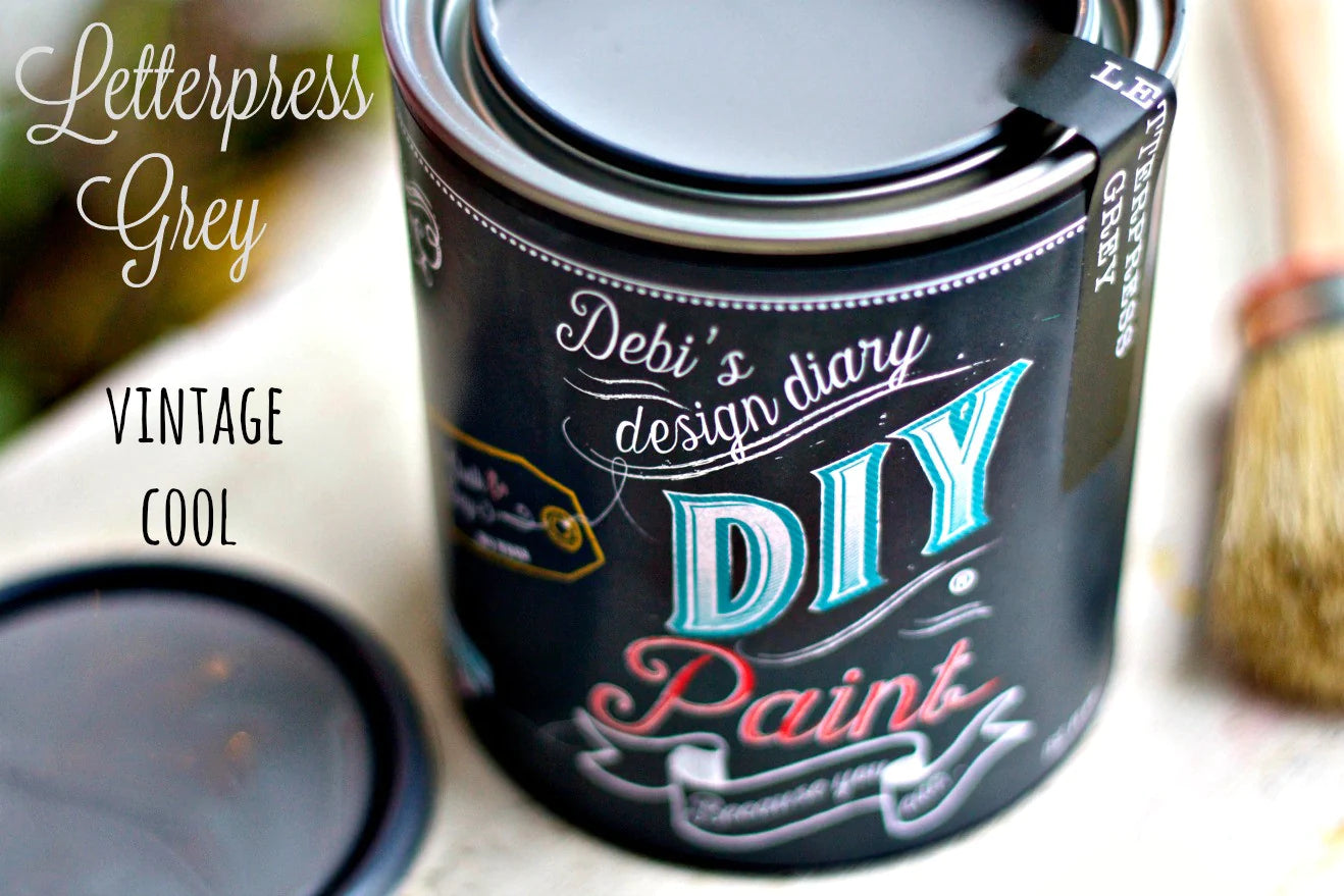 Letterpress Grey - Debi's DIY Paint
