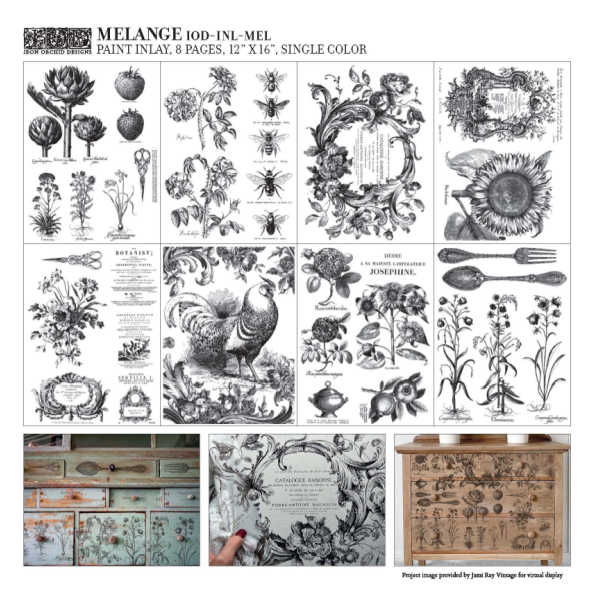 Iron Orchid Designs - Melange Paint Inlay