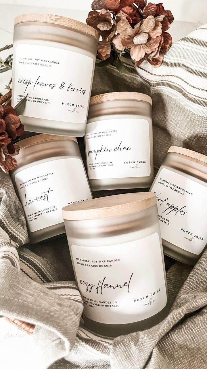 Porch Swing Candle Co. Cozy Flannel