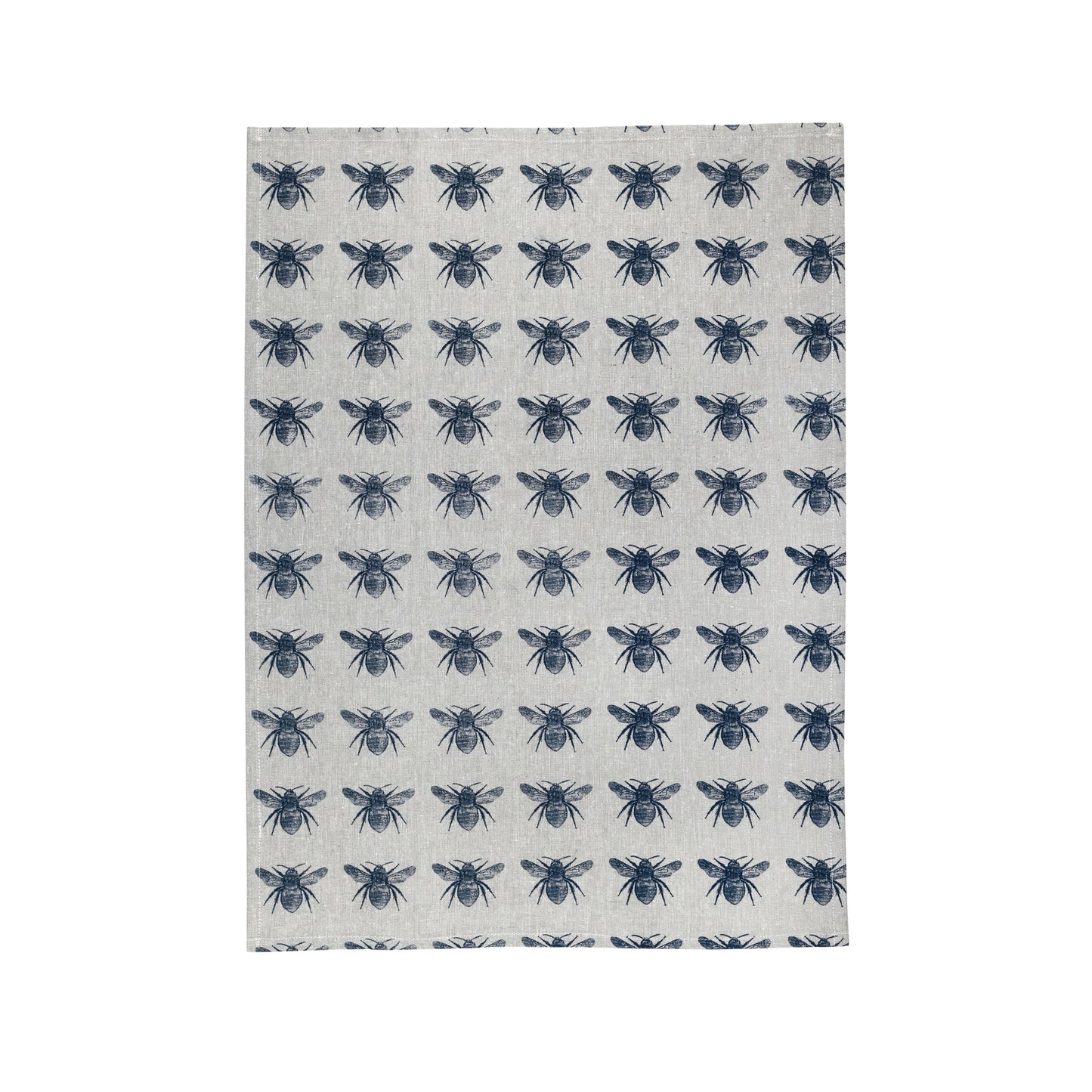 Tea Towel Pack Prussian Blue Honey Bee