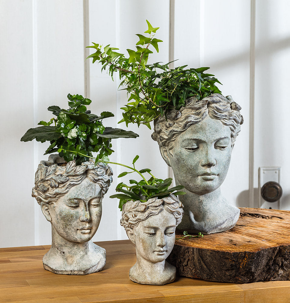 Goddess Head Planter/Vase