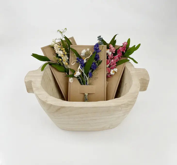 Eucalyptus & Purple Larkspur Mini Bouquet