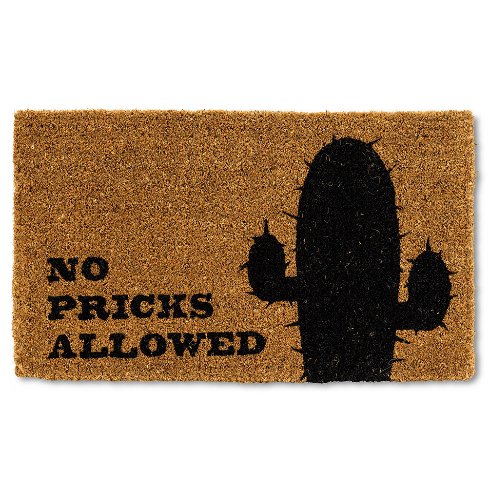 DOORMAT, Cactus “No Pricks Allowed”