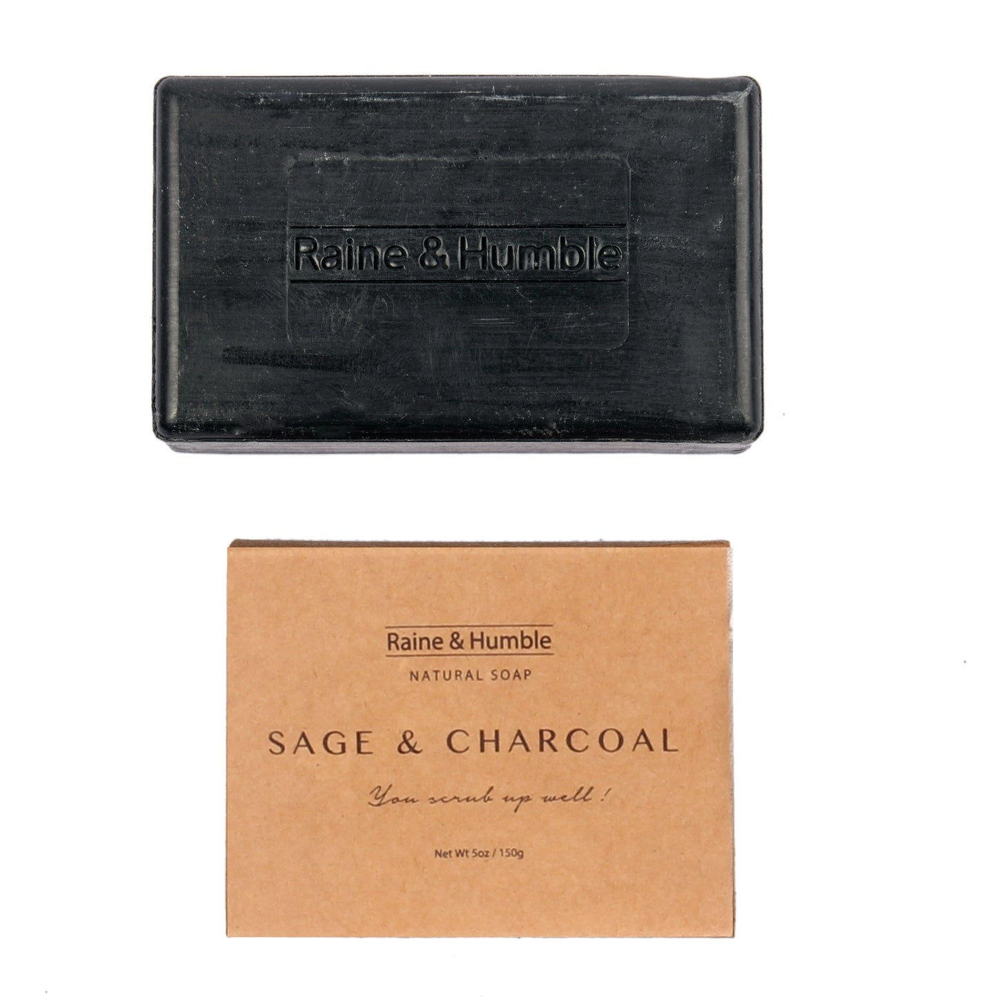Natural Sage And Charcoal Bar Soap