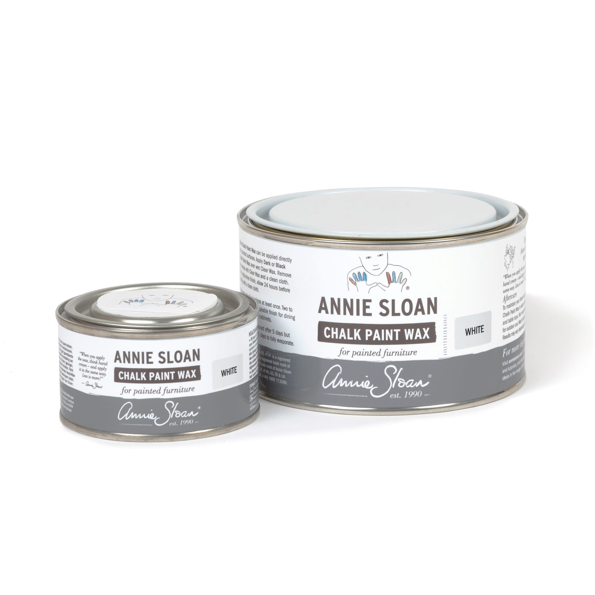 WHITE CHALK PAINT WAX PAINTED OUT