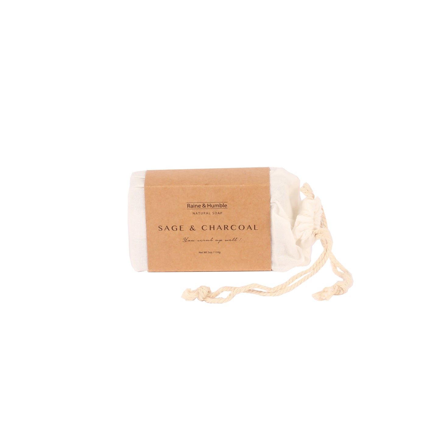 Natural Sage And Charcoal Bar Soap