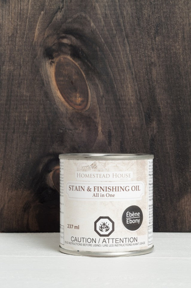 Stain & Finishing Oil - All in One Ebony