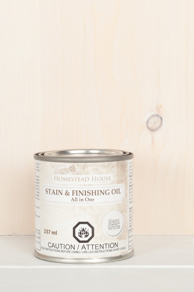 Stain & Finishing Oil - All in One White