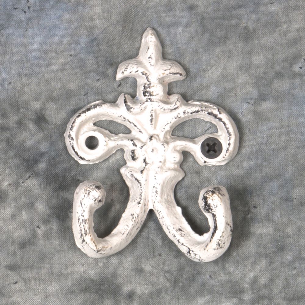 Hook, Cast Iron Double Coat Hook