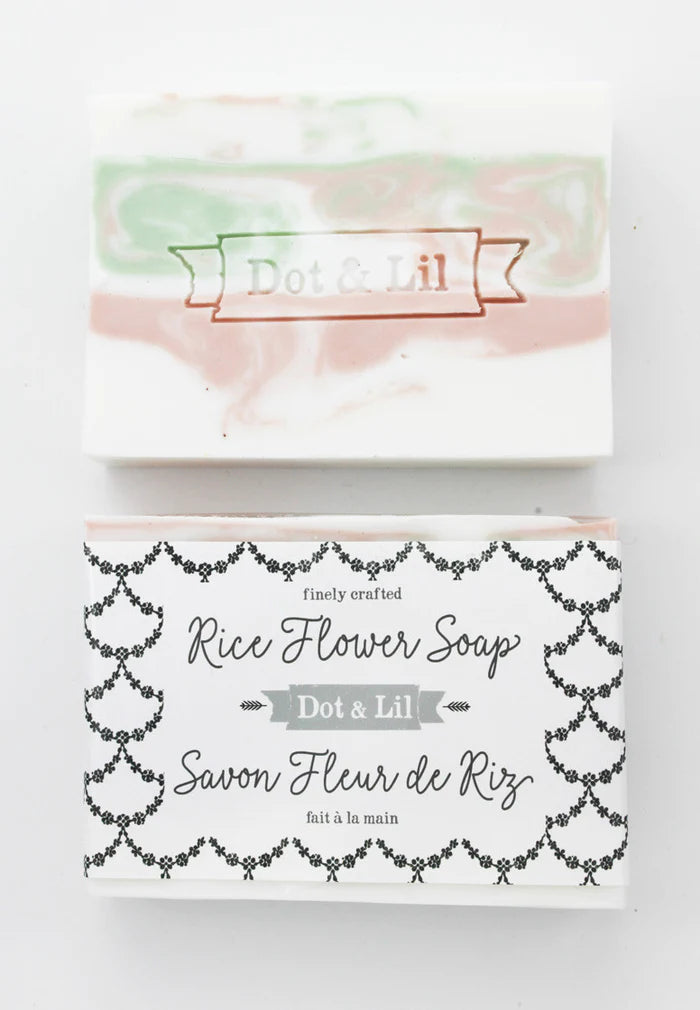 Dot & Lil Rice Flower Soap