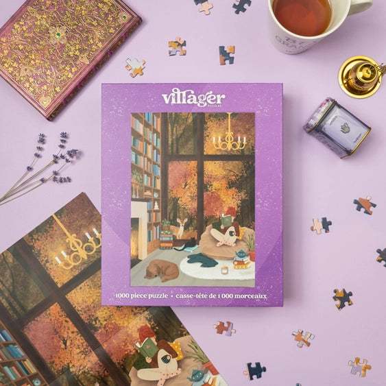Villager Puzzles Dream Library