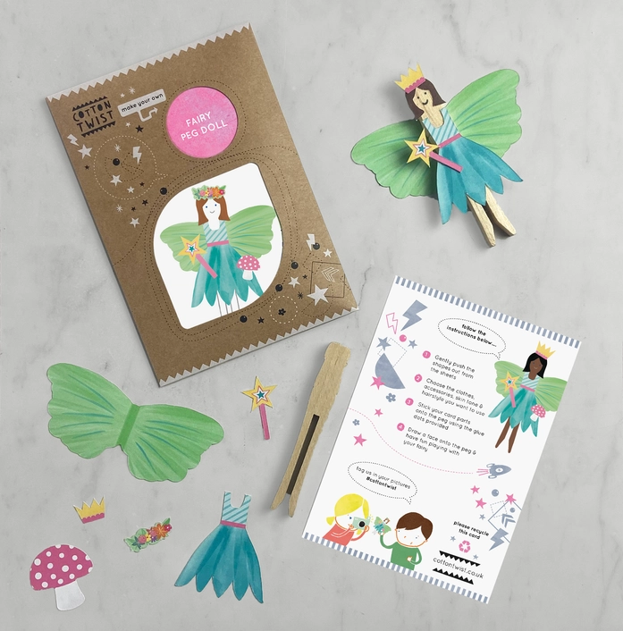 Make Your Own Fairy Peg Doll ( Great Stocking Stuffer )