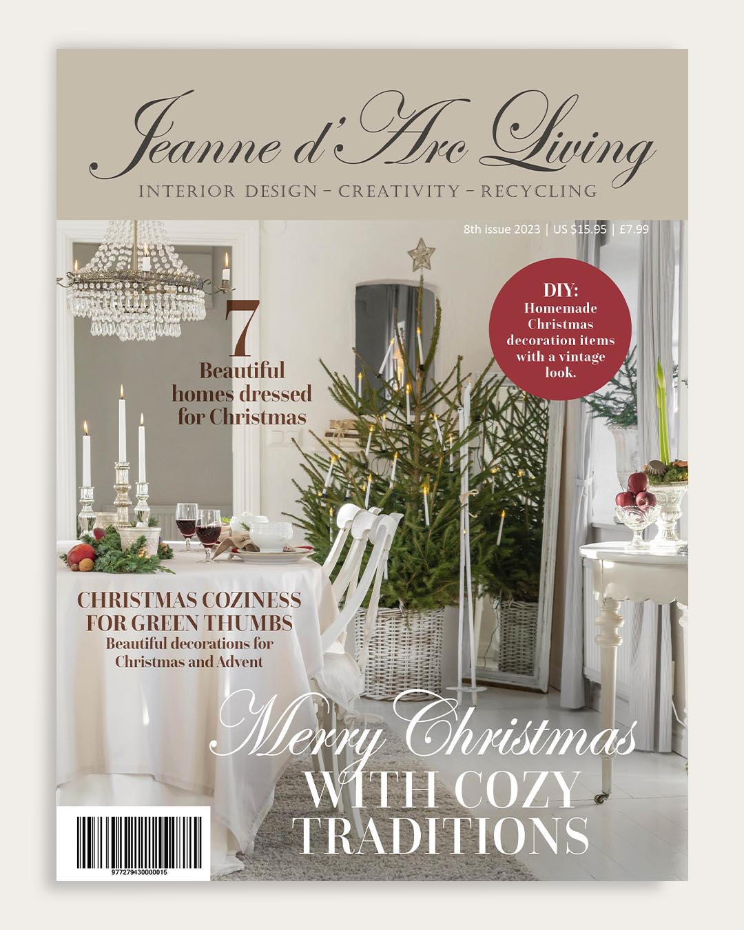 Jeanne d'Arc Living Magazine 8th Issue 2023 Merry Christmas With Cozy Traditions