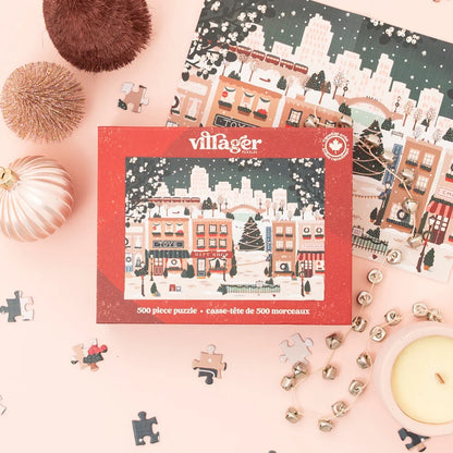 Villager Puzzle Small Town Holiday