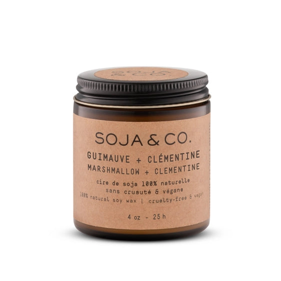 Soy Wax Candle | Marshmallow + Clementine